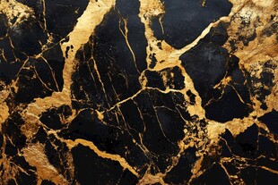 黄蓝相间大理石纹理