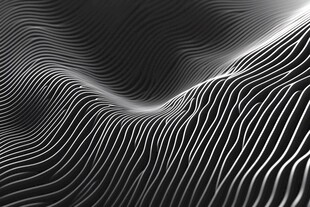 高级灰线条波浪纹理