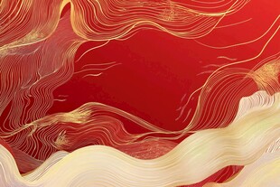 红金风插画