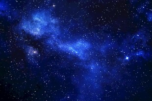 繁星点点蓝色动态宇宙