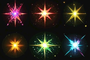 光效五角星