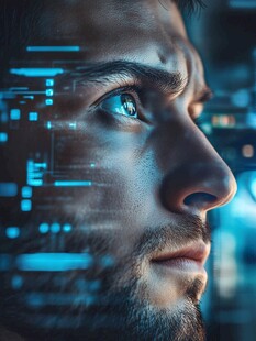 人工智能vr海报背景