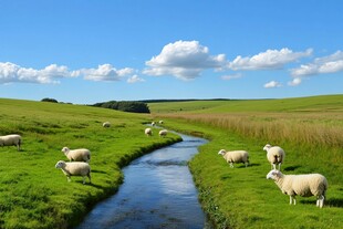 牧羊河道