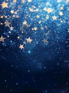 创意夜晚星点流星