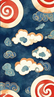 宋代云图高端云纹装饰