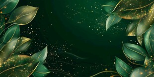 墨绿金色背景