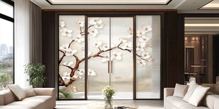 梅花轻奢背景墙