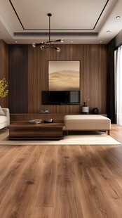 背景墙实木地板