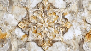 大理石花背景墙