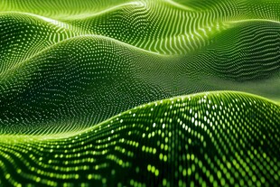 绿色炫酷3d背景