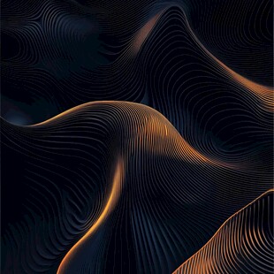 4d金色线条艺术
