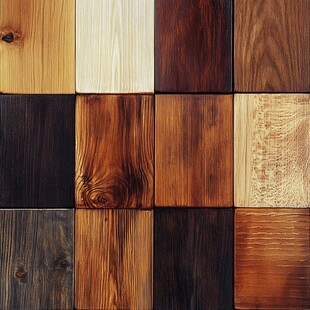 多种颜色木板木材