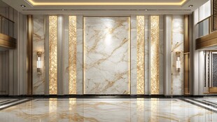 高档酒店电梯间