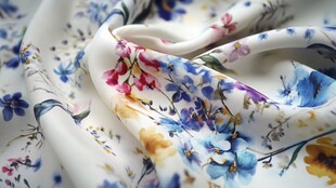 丝巾面料唯美背景