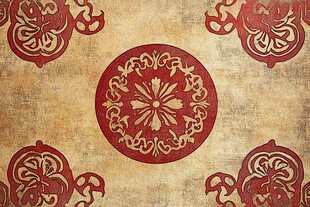 复古地毯地毯花纹艺术