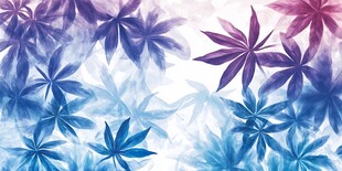 抽象花朵绚丽炫彩背景