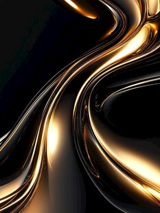 4d金色线条艺术