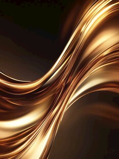 金色动感线条