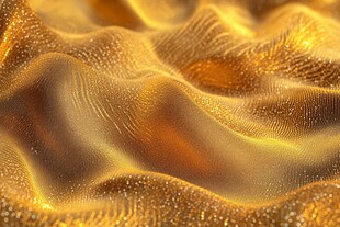 金色山脉3d立体山脉