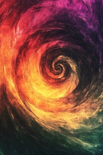 漩涡星系装饰画