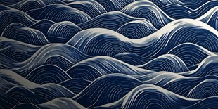 浪涛翻滚包装底纹