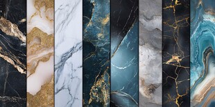 黄蓝相间大理石纹理