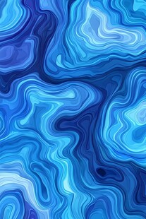 炫彩波浪蓝色渐变纹理