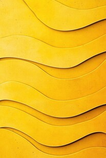 浮雕金色波浪纹