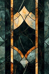 无缝拼接彩绘玻璃