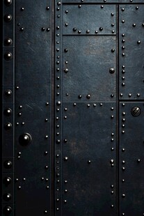 铆钉铁皮门
