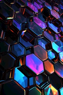 前卫风格立体感背景