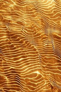 金色河流金色线条