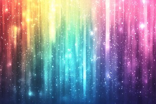 色彩斑斓梦幻灯光