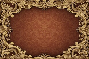 红金色欧式背景