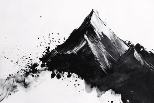 新水墨神圣之峰