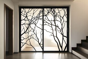 树形意境背景墙