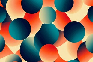 创意图案设计渐变球形