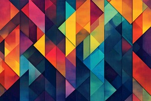 五彩立体底纹背景