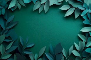 绿叶背景设计素材