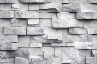 石块立体背景墙