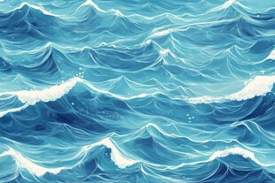 浪涛翻滚包装底纹