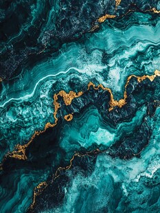 高清绿蓝大理石纹石材