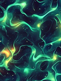 流光意境彩色渲染图案