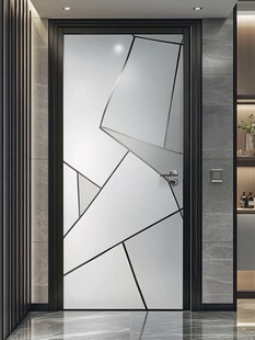 艺术玻璃推拉门