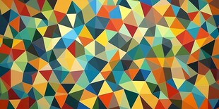 五彩立体底纹背景