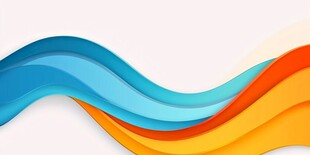 简洁大气拼色曲线纹理