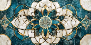陶瓷拼花背景