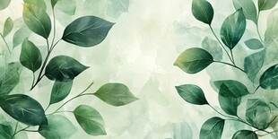 抽象背景墙树枝树叶