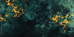 新中式风格流彩画