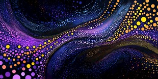 流动液滴状艺术背景